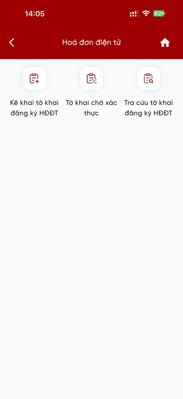 Hình ảnh tính năng: Hóa đơn điện tử trên eTax Mobile