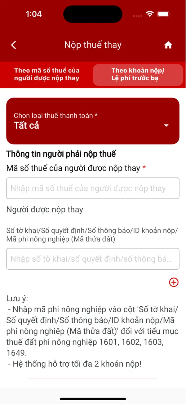 Hình ảnh eTax Mobile 01