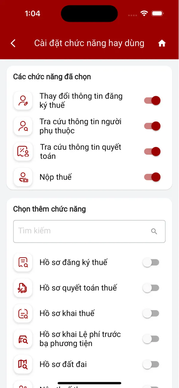 Hình ảnh eTax Mobile 02