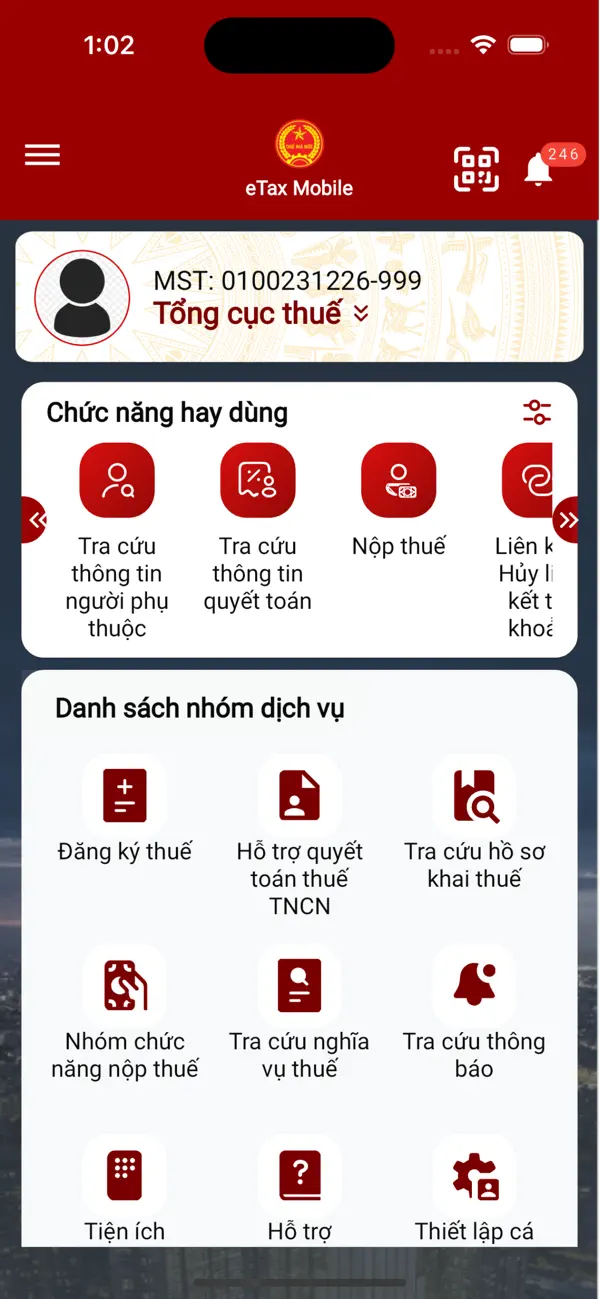 Hình ảnh eTax Mobile 05